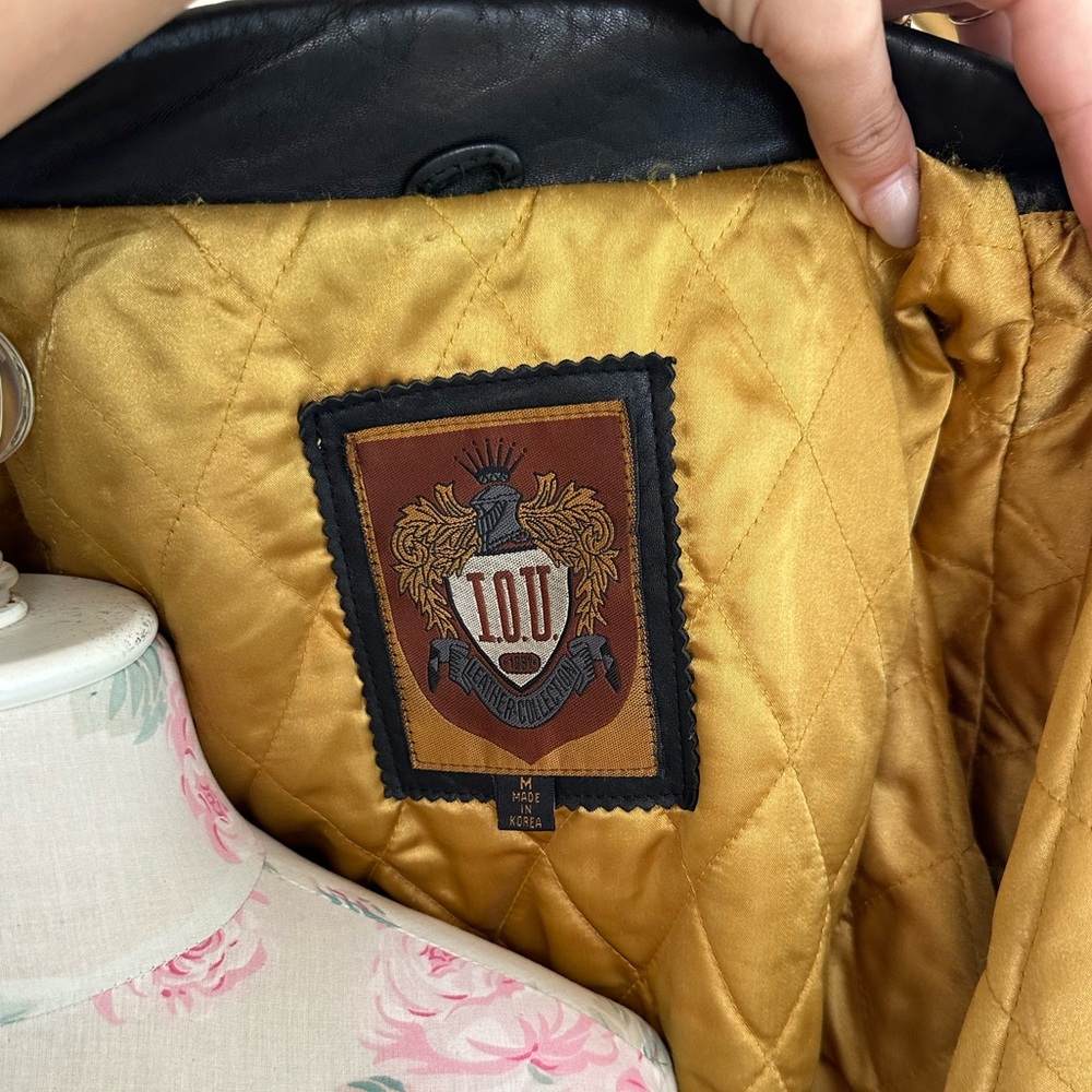 Vintage Genuine Leather Jacket - Picture 9 of 10